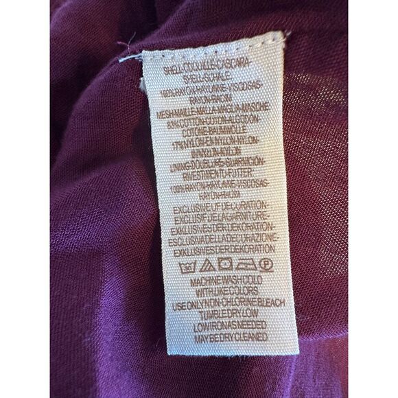 Free People Mohave Plum Embroidered Woven Mini Dress Size Small - Picture 10 of 10